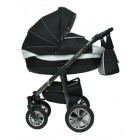 Универсальная коляска Androx Stella  2 в 1 – Black - Silver